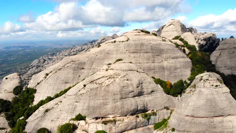 Aerial:-Montserrat-mountain-range-from-the-air