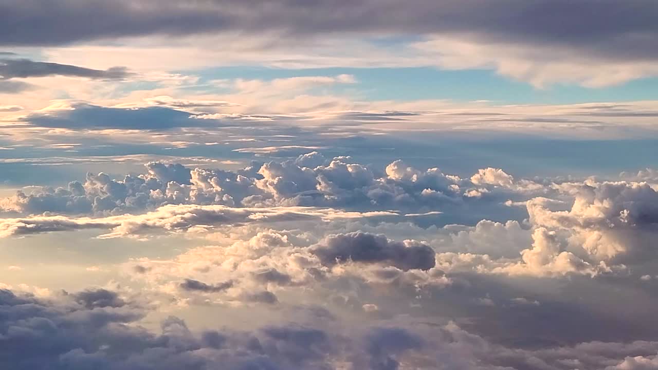 Stunning Aerial View from Airplane Window