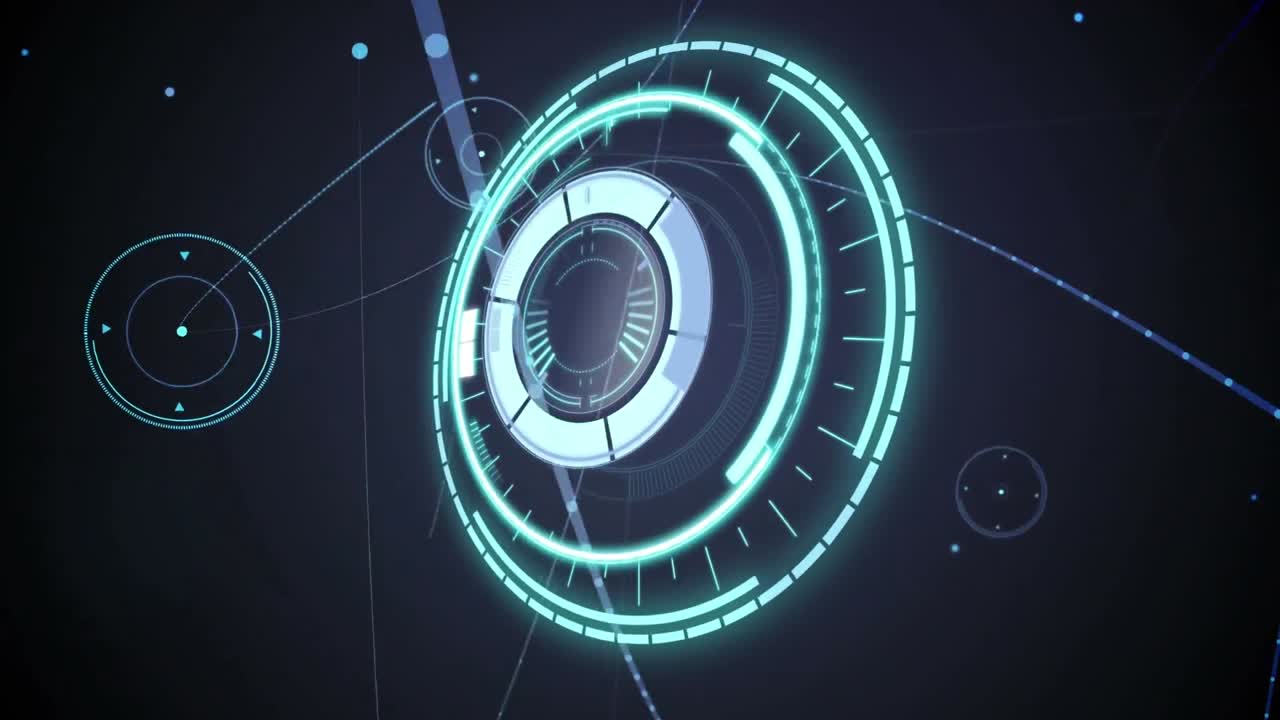 Animation of scope scanning with networks of connections