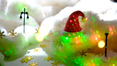 winter fairy  festive background. christmas atmosphere