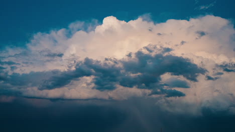 dramatic cloud formations in a moody sky