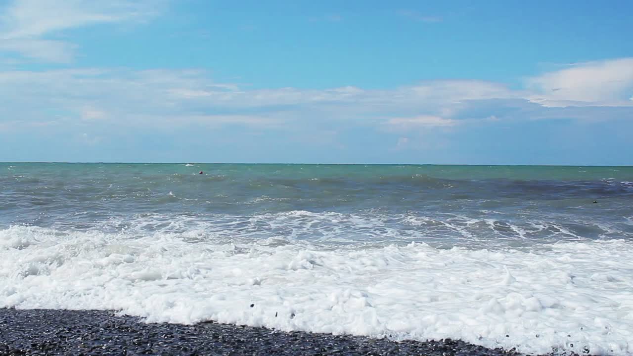 Scenic Seascape with Waves