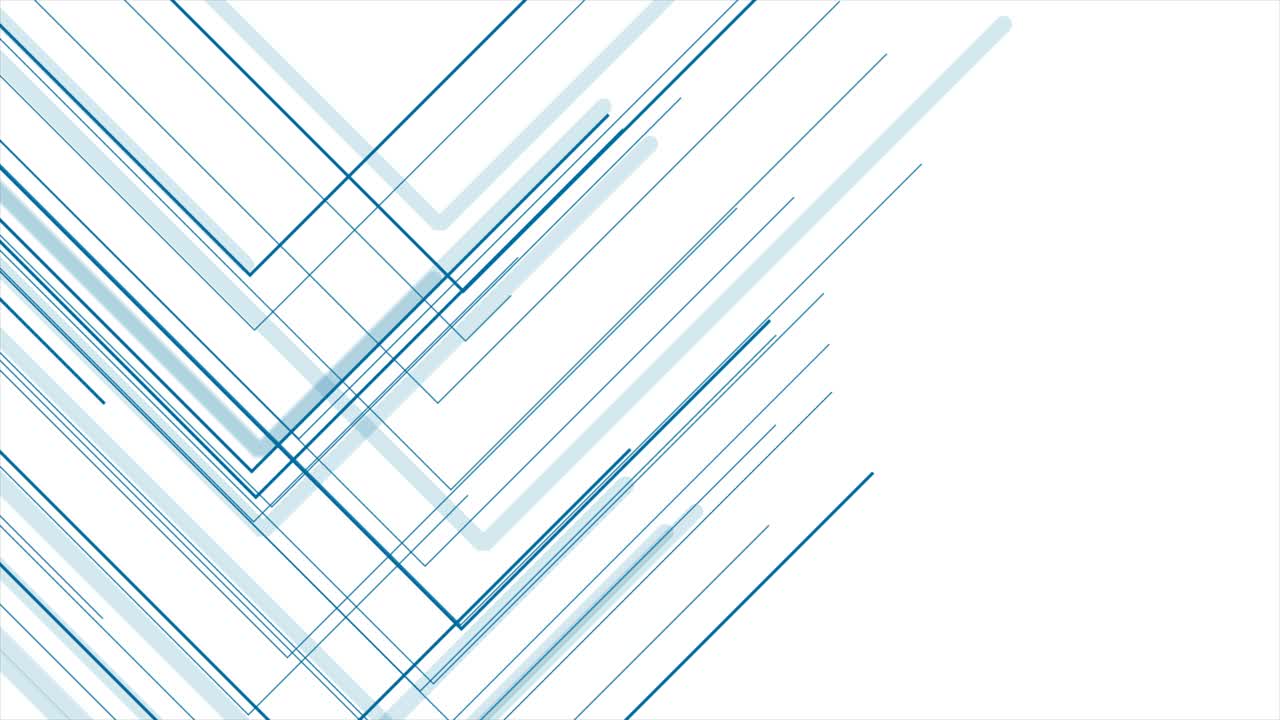 Blue minimal lines abstract futuristic tech motion background