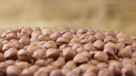 hazelnut pile