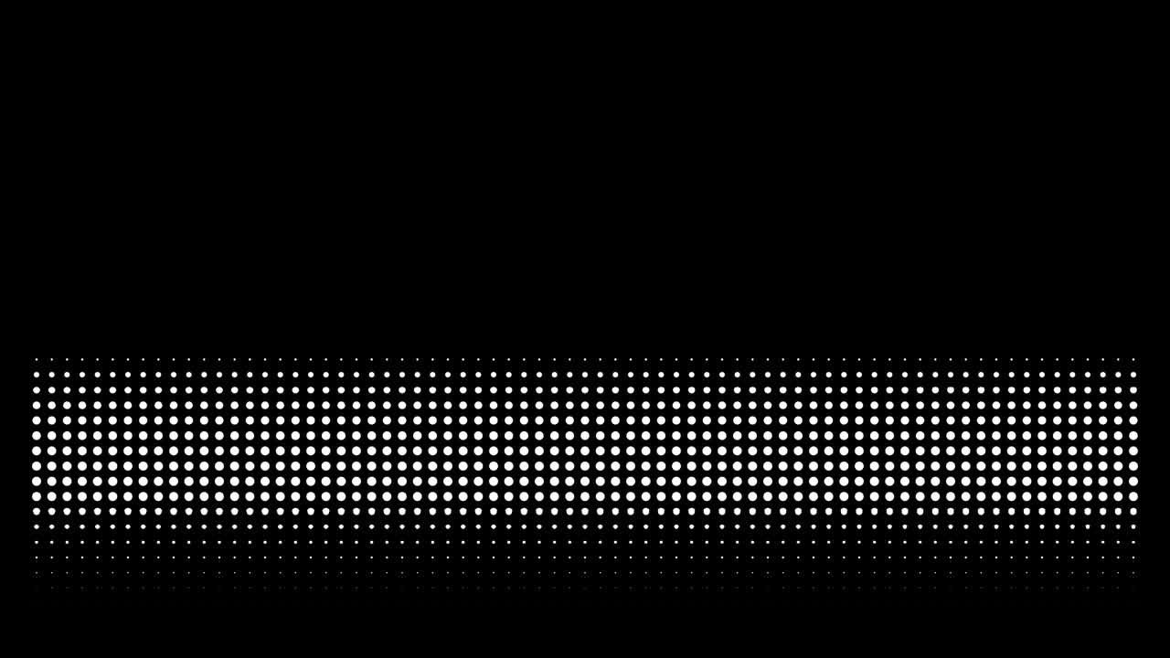 Seamless halftone dots motion background. Dots cartoonist background