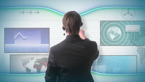 futuristic technology concept