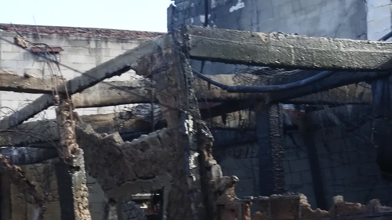 Residents' houses were damaged by the explosion of a fuel storage tank near a densely populated settlement in Plumpang, North Jakarta, Indonesia