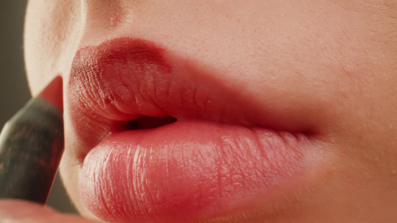 aplicación de lápiz labial