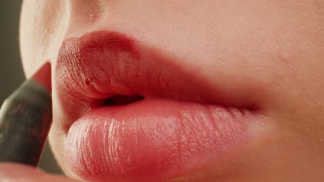 aplicación de lápiz labial