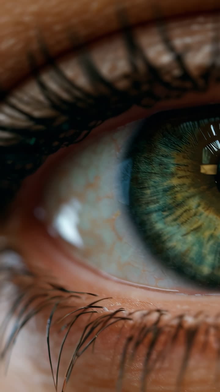 Close-up of a Green Eye