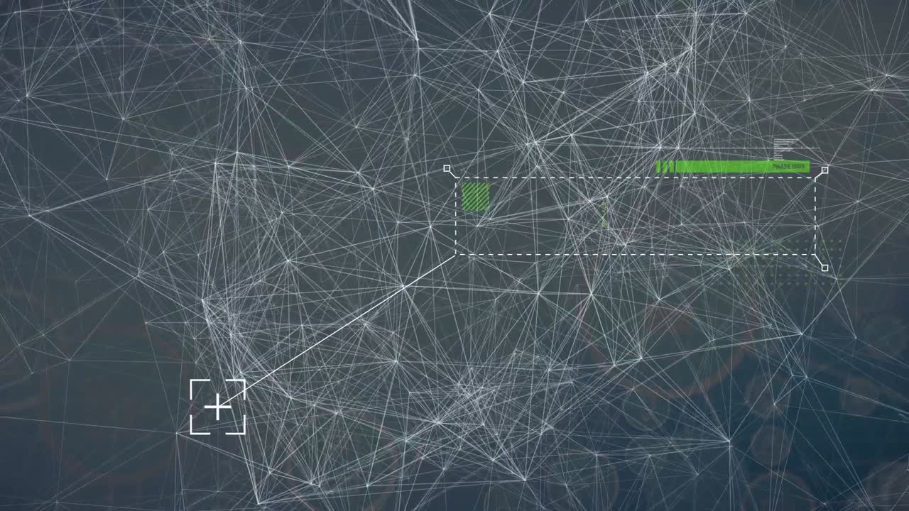 Animation of scope scanning with network of connections