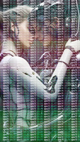 robot cyborg femminili abbracciati e innamorati fatti con ia generativa
