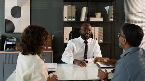 business meeting and handshake