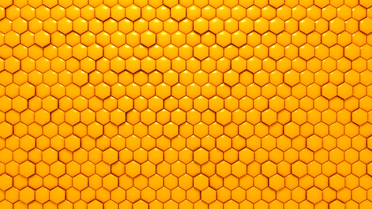 panal de miel amarillo