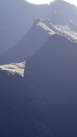 mountain peak with a dramatic sky