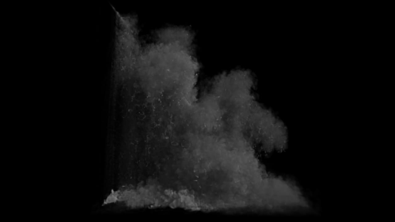 Esplosione astratta di acqua o liquido