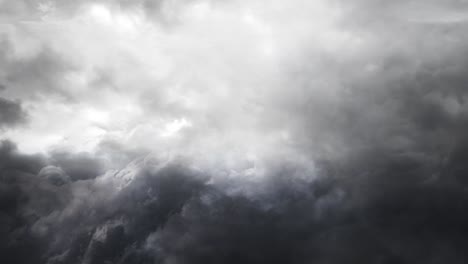 nube de tormenta 4k, condiciones climáticas