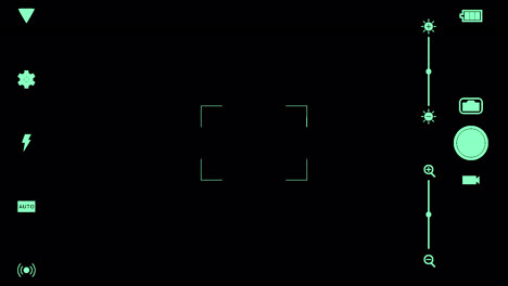 Phone camera photo animated overlay.  1080p - 30 fps - Alpha Channel (4)