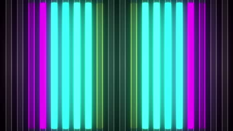 las luces de color neón de 4k. fondo en bucle