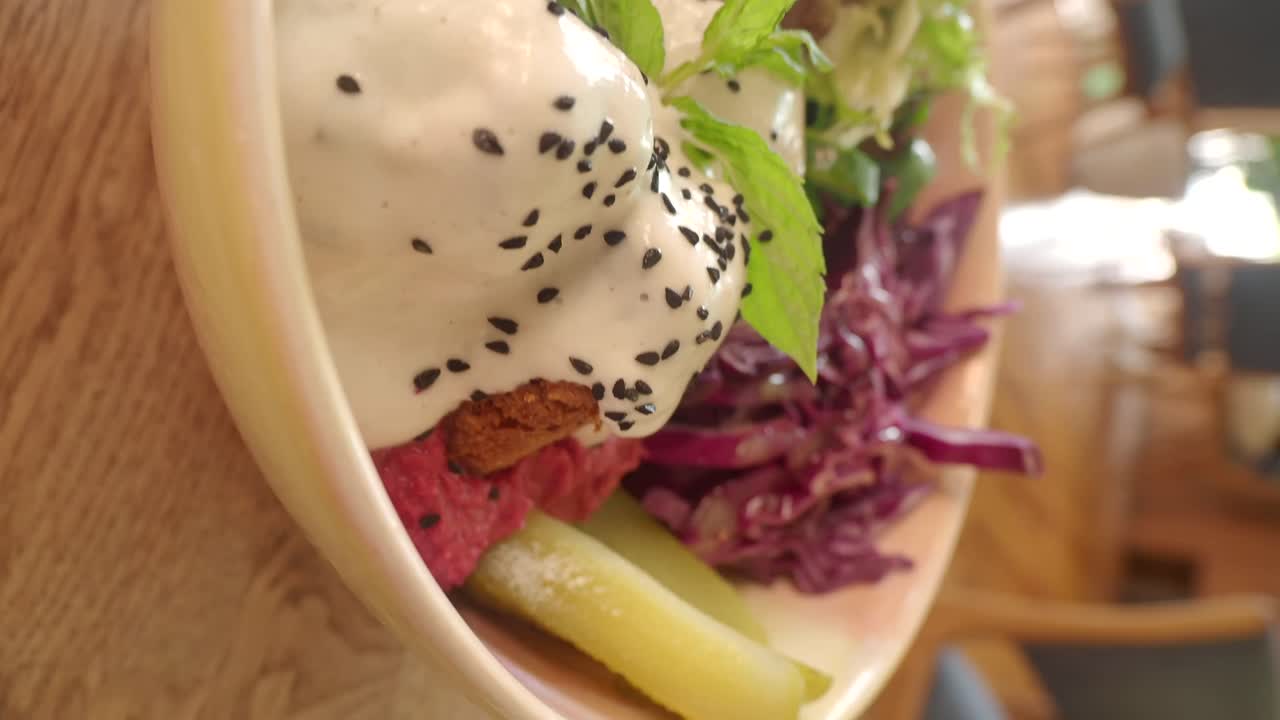 Falafel Wrap with Salad