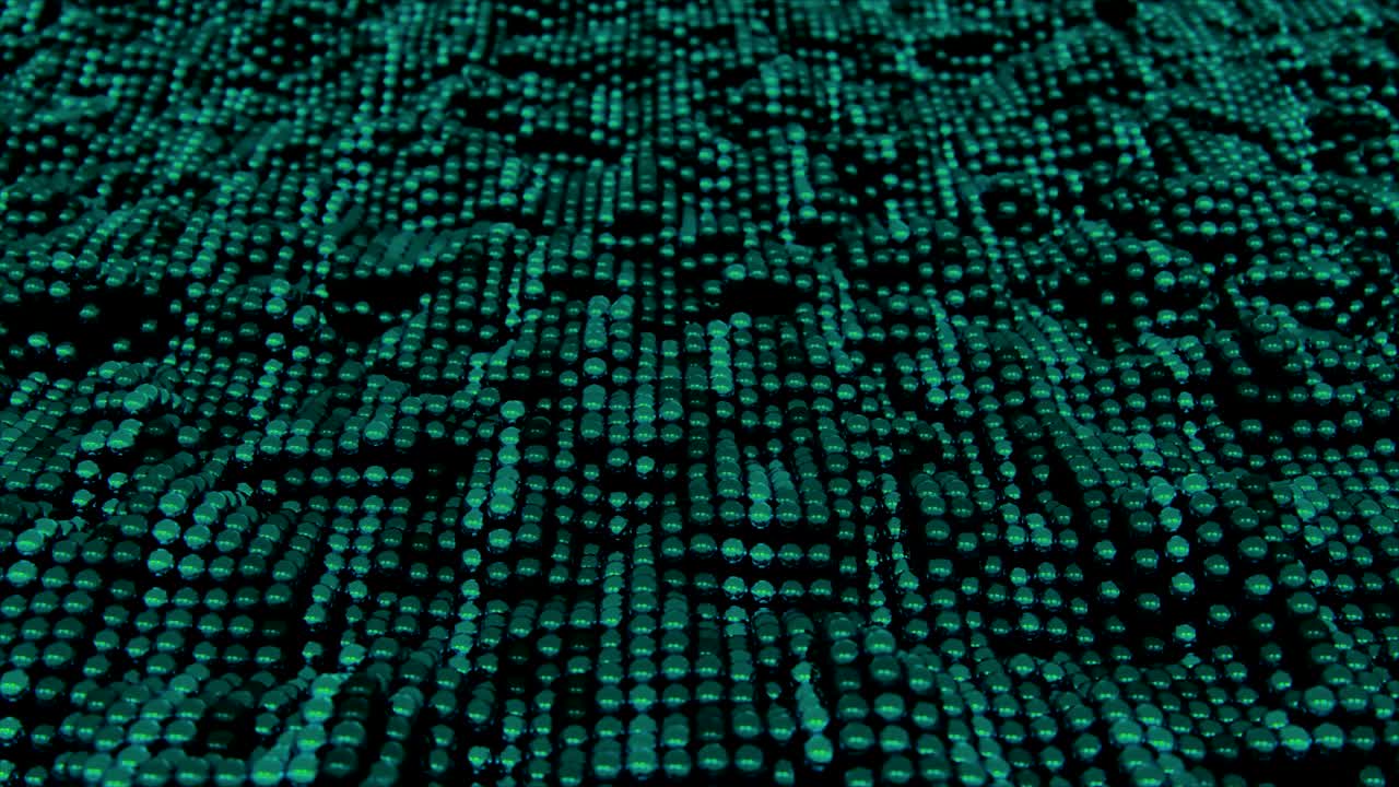 esferas abstractas 4k. antecedentes tecnológicos.