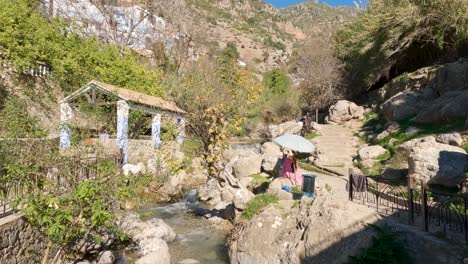 Hermosa-Vista-De-La-Naturaleza,-Chefchaouen,-Marruecos