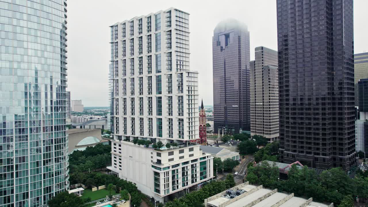 vista aérea del horizonte de la ciudad