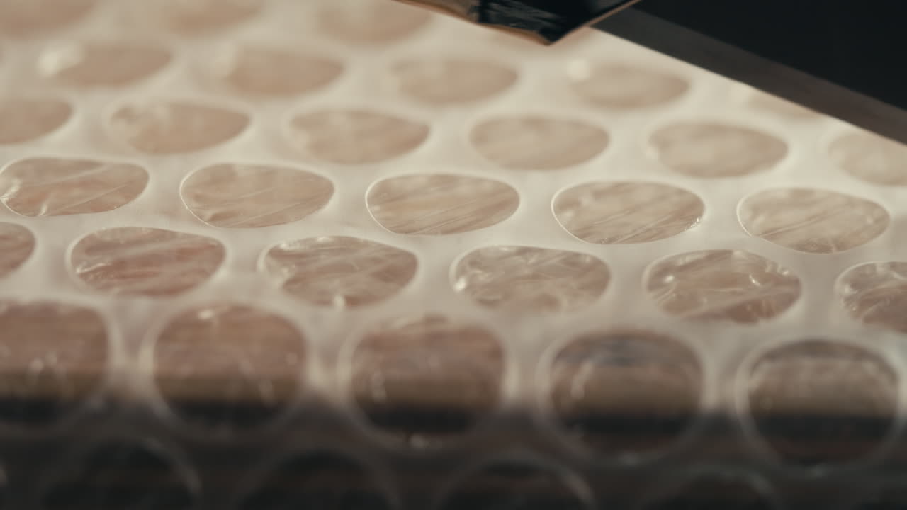 Opening of small carton delivery box, female opening delivery parcel, Transport services, addressee recipient received parcel or client sending package, quick post mail delivery concept