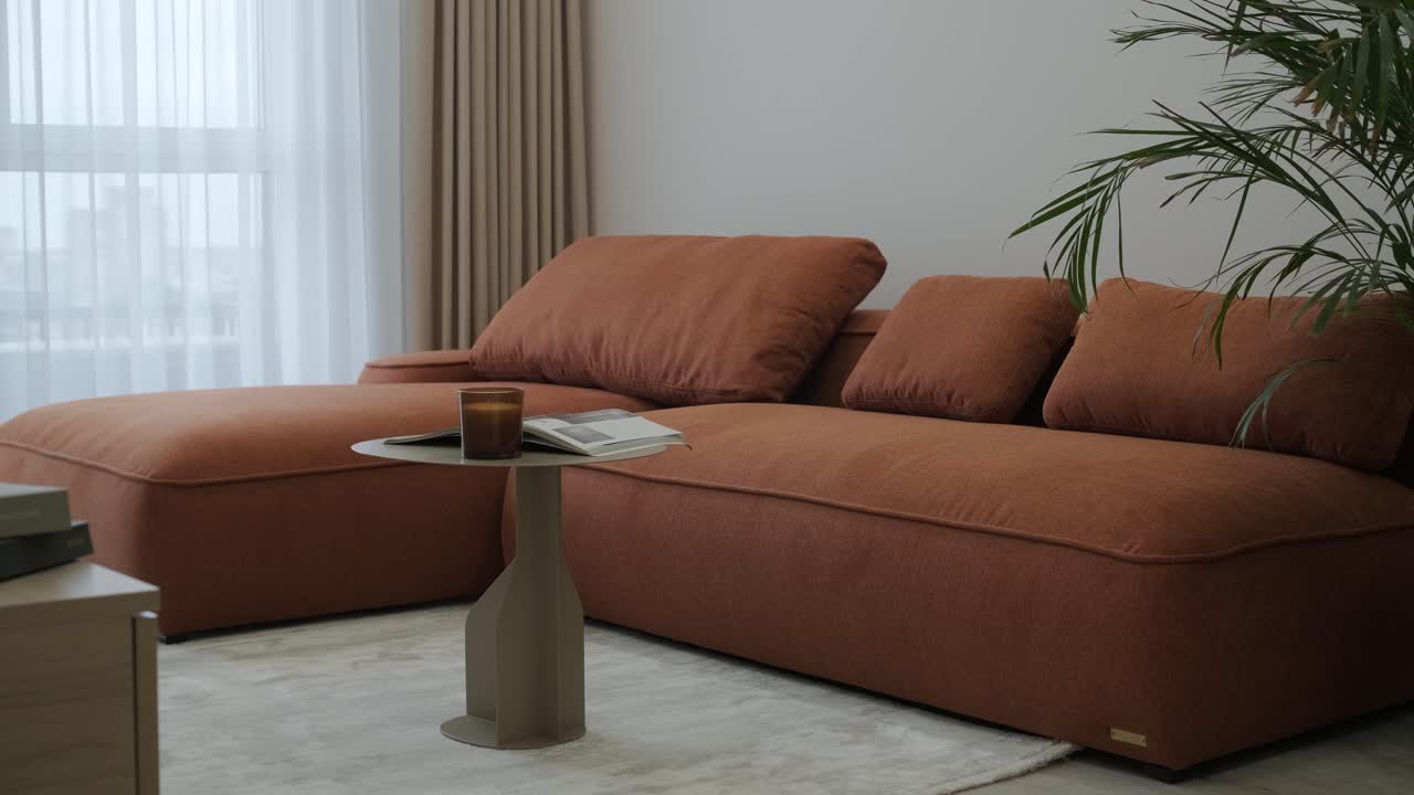 Modern Living Room with Sectional Sofa