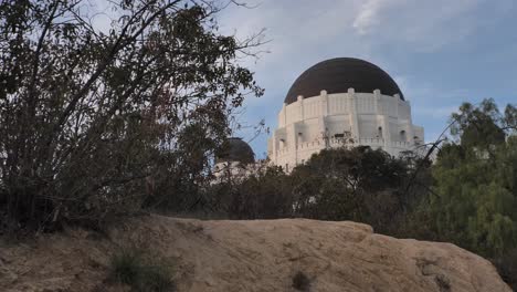 toma del observatorio griffith desde la ruta de senderismo