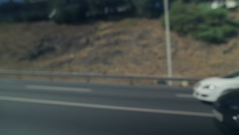 blurred road scenes with vehicles