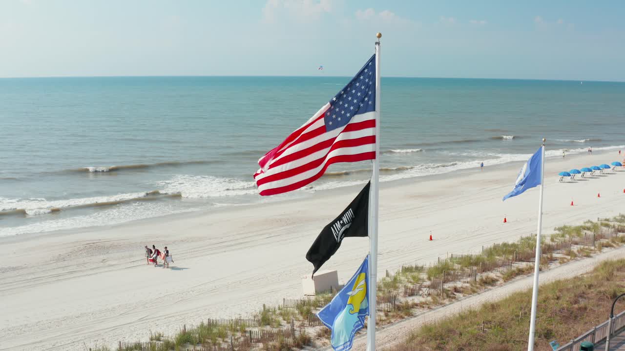 banderas de estados unidos, pow mia, myrtle beach, fuerza aerea