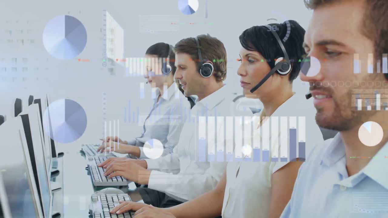 empleado que se dedica a un servicio al cliente sin problemas.