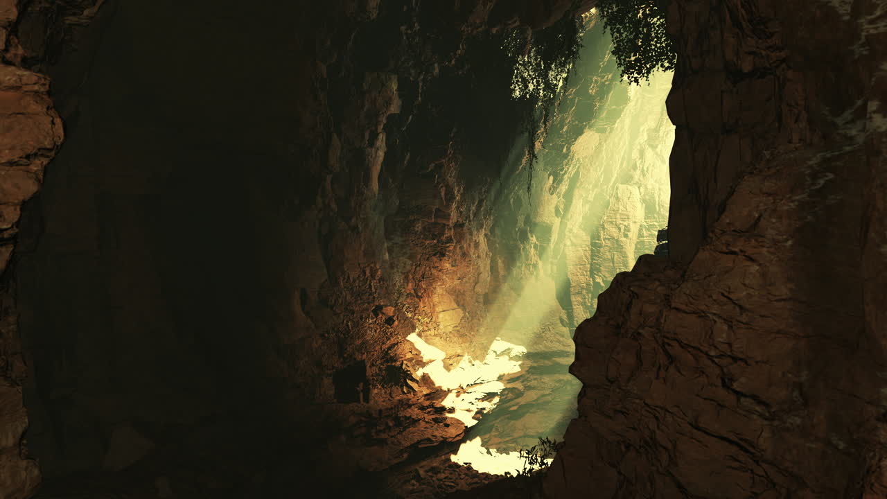 la entrada misteriosa de la cueva