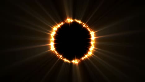 fondo de anillo dorado brillante