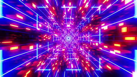 vj loop blue neon disco tunnel 003