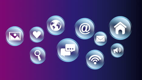 modern communication icons