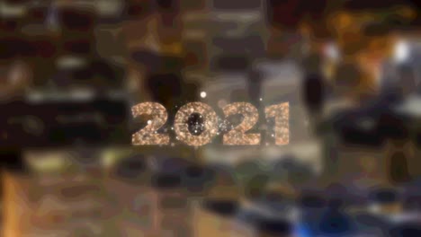 Animation-of-new-years-eve-text-over-cityscape