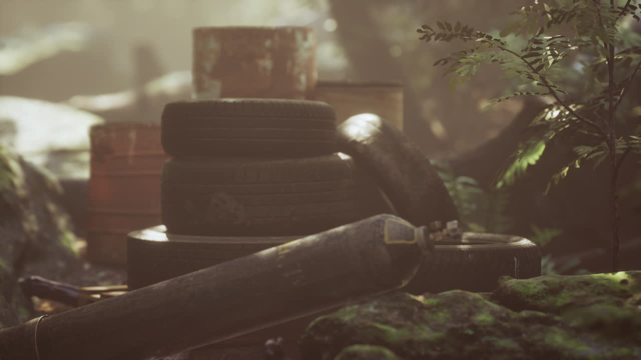 열대 우림의 오래된 사용 된 바 ⁇ 는 오염 개념으로