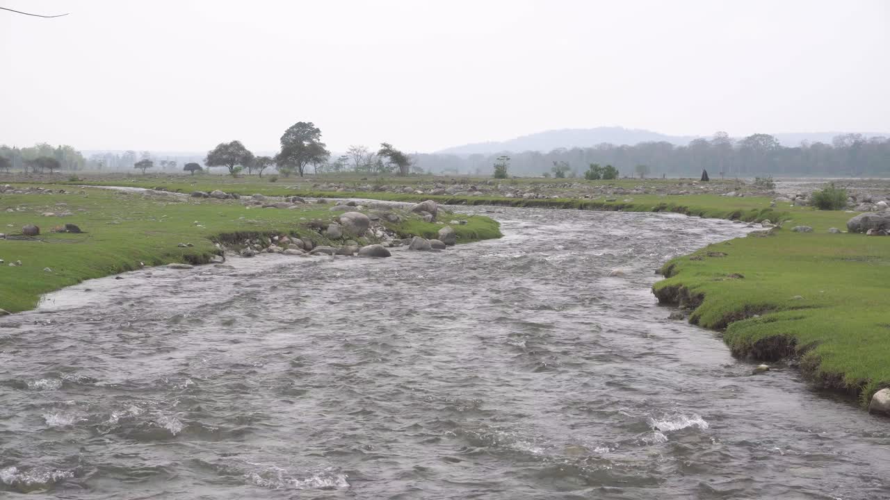 Bellezza naturale del confine tra India e Bhutan o altopiano