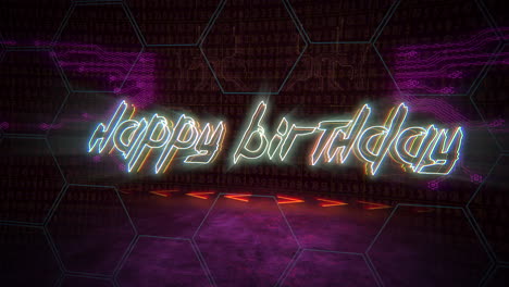 Feliz-Cumpleaños-Con-Matriz-Cyberpunk-Y-Elementos-Hud