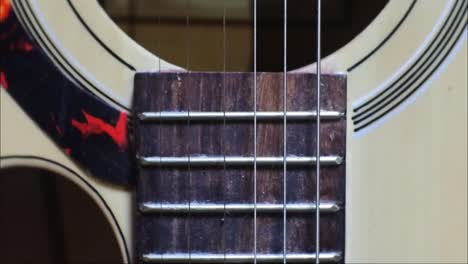 guitar pegs on a six-string guitar