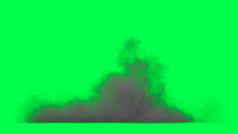 explosion smoke effect green screen