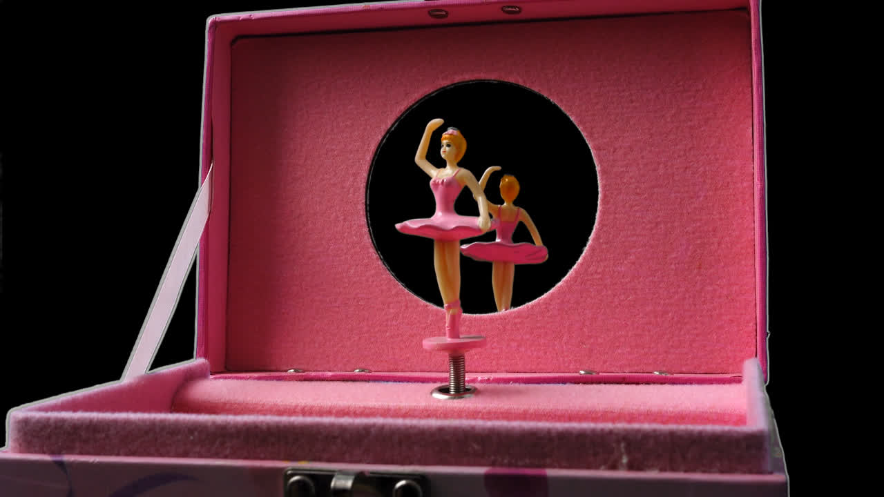 Il carillon con la ballerina danzante. Canale alfa incluso. Png+alfa. Puoi inserire il tuo specchio con il tuo riflesso o la tua foto, immagine. Puoi anche inserire il tuo sfondo