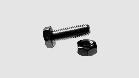 screw and bolt falling