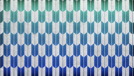 patrón de estilo japonés forma geometría textura animación de bucle