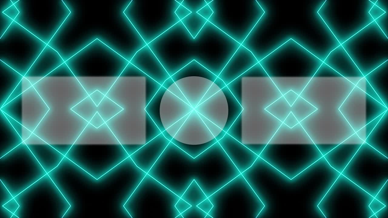 patrón geométrico fondo negro tarjeta de extremo gráficos de movimiento