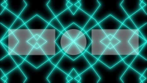 patrón geométrico fondo negro tarjeta de extremo gráficos de movimiento