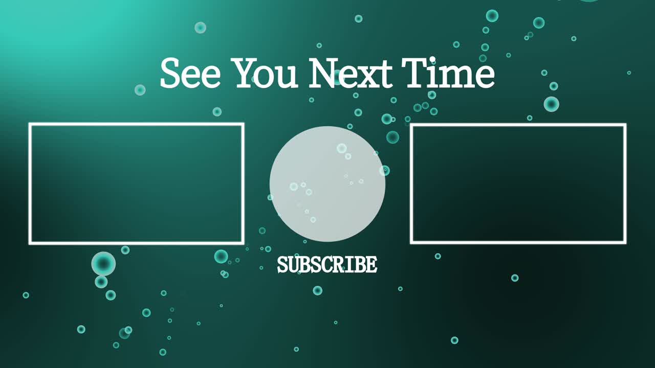 분류 거품 입자 끝 카드 모션 그래픽