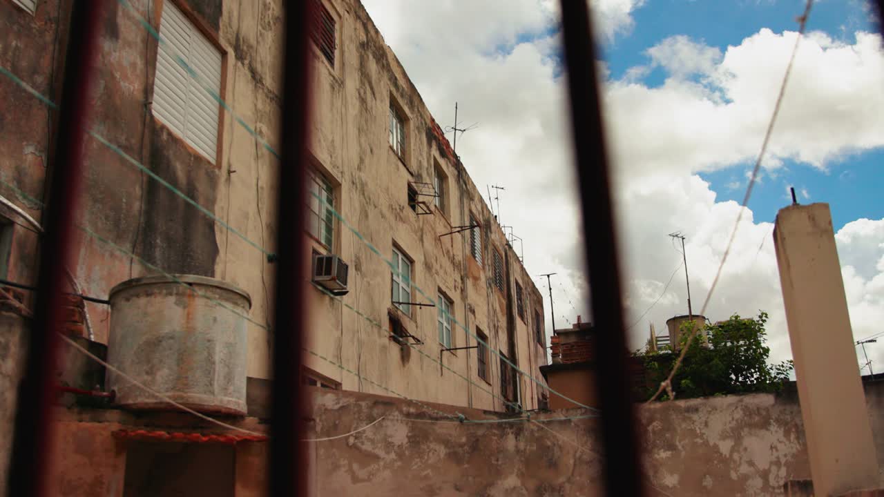 Havana Cuba September 2019 pull focus of jail cell view